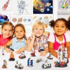 DIYDEC 12 in 1 Space Building Blocks Mini Shuttle Exploration Building Brick Sets Aerospace Rocket Toy Stacking Blocks for Party Favor Kids Adults Classroom Prizes Supplies