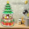 Mievayo 3D Puzzle Christmas Tree DIY Music Box Wooden Puzzles for Adults A for Boys and Girls