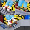 KETIEE Bigger Skate Park Kit: 6 in 1 Finger Skateboard Deck Ramp Set | Ultimate Finger Skatepark Props | Finger Toys with 4 Mini Fingerboards 6 Ramps Shorts Sneakers Display Holder | Gift for Kids