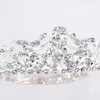 TOBATOBA Wedding Tiaras for Bride, Silver Tiaras and Crowns for Women, Princess Tiara Rhinestone Bridal Tiara, Quinceanera Tiara Birthday Pageant Wedding Halloween Costumes