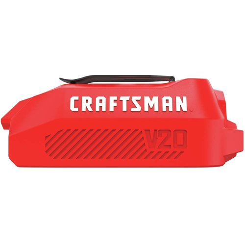 CRAFTSMAN V20 USB Adapter, USB Power Source for Charging Phone, Tablet, Batteries, and More, Bare Tool Only (CMCB002B)