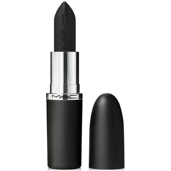 MAC M·A·CXIMAL Silky Matte Lipstick, Caviar, 0.1 Ounces