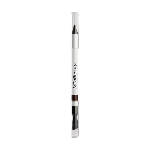 MCoBeauty Dual Ended Pro Eyeliner - Intense Pigment Crayon Pencil & Angled Brush, Vegan, Cruelty Free Cosmetics
