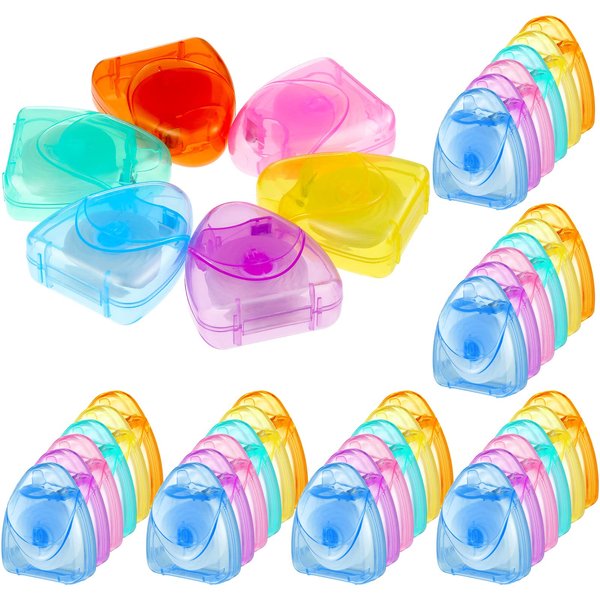 48 Boxes Dental Floss Bulk Travel Floss Mini Dental Floss Mint Waxed Dental Floss for Adults, Each 164 ft/ 50 Meters