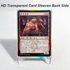 50 PCS Holographic Anime Card Sleeves for MTG Top Loading Trading Card Sleeves Deck Protector for PTCG Game Cards 67×92mm(Kamisato Ayaka)
