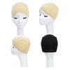Kinglovestar Bamboo Wigs Cap for Women Bald Cap Soft Breathable Wigs Grip Cap Elastic Wig Cap for Wigs Even Cancer Chemotherapy Patients (Beige)