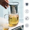 Tea Infuser, Extra Fine Mesh Tea Strainer with Silicone Lid, 304 Stainless Steel Tea Infusers for Loose Tea, Tea Steeper Basket Filter for Teapot, Mug, Cup