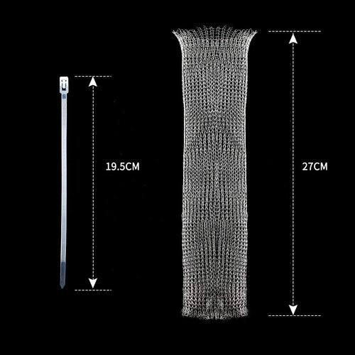 SUNHE 40 Pieces Lint Traps For Washing Machine, Snare Laundry Mesh Washer Hose Filter with 40 Pieces Cable Ties (40)