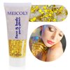 MEICOLY Gold Body Glitter,Mardi Gras Carnival Face Glitter Gel,Mermaid Sequins Face Paint Eye Hair Chunky Festival Rave Accessories Makeup,Halloween Sparkling Body Glitter Gel for Women Kids,50ml