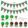 Football Party Decorations, Football Birthday Party Supplies Set Include 2 Pennant Banners & 9 Football Theme Hanging Swirls - NO DIY - Superbowl Party Decorations Game Day Tailgate Party Supplies