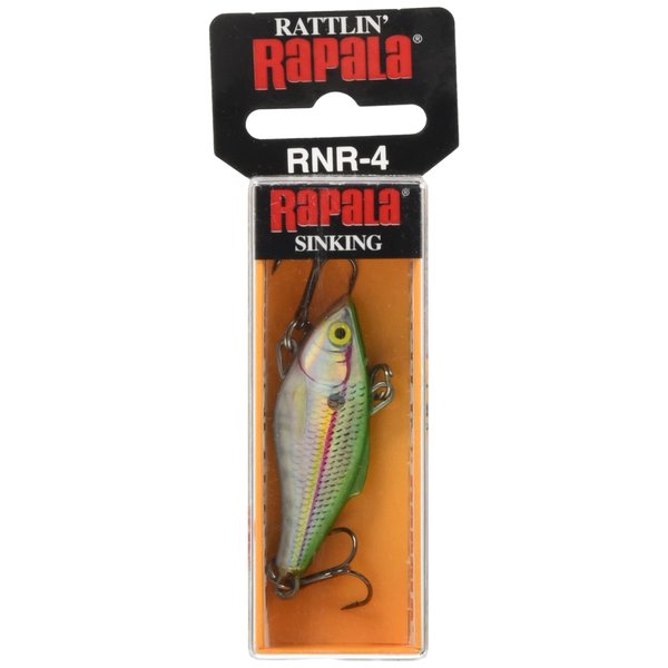 Rapala Rattlin' Rapala 04 Fishing lure, 1.5-Inch, Holographic Emerald Shad