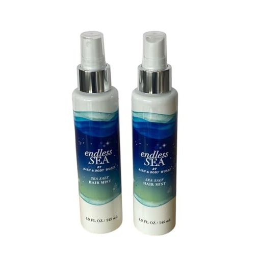 Generic 2 Works Endless Sea Bergamot Driftwood Sea Salt Hair Mist 4.9 oz, Blue