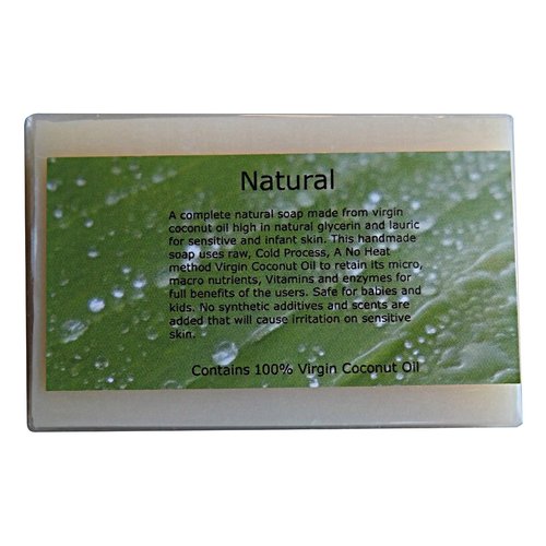 Green Breeze Imports Natural Unscented Virgin Coconut Oil Soap (4-pack)