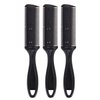 3pcs Hair Cutter Comb Double Side Haircut Scissors Metal Blade Razor Plastic Hair Comb Cutter Trimmer with Stainless Steel Blade Hair Shaper Razor for Both Long and Short Hair (Black)