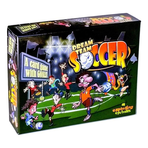 Exploding Eyeballs Dream Team Soccer Card Game | Family Friendly Game for Kids & Adults