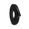 Black Melamine Edge Banding Tape 5/8 inch x 25 ft Iron On Adhesive Wood Edging Veneer Trim Laminate Cabinate Furniture Plywood Formica Shelf Table Countertop Repair Flexible Edgebanding Strip Roll