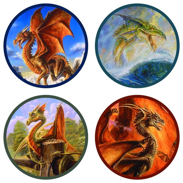 Bob Eggleton Dragons Coaster Set