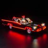BrickBling LED Lighting Compatible with Lego The Classic TV Series Batmobile 76328 Building Set, Creative Light Kit, No Model Included (Classic Version Light)
