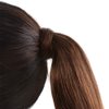 Remy Ponytail Extensions Hair Clip in 20 inches 80g Medium Brown Color Straight Drawstring Warp Around Human Ponytail Hair Piece for Women (20"-80g, Medium Brown #4)