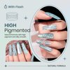 SUPWEE Reflective Glitter Cat Eye Gel Nail Polish Sparkle Diamond Magnetic Gel Polish Shiny Cat Eye Gel Nail Polish with Magnetic Stick Soak Off UV Gel Nail Art Gel 10ml (Blue)
