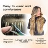 MioYio I Tip Hair Extensions Human Hair 30G/Pack Virgin Hair Itip Human Hair Extensions Dark Blonde to Highlighted Blonde Pre Bonded I Tip Real Hair Extensions Long Straight #18/613 14Inch