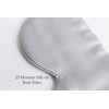 Premium Handcrafted 25 Momme Mulberry Silk Eye Mask for Sleeping (Silver Lining)