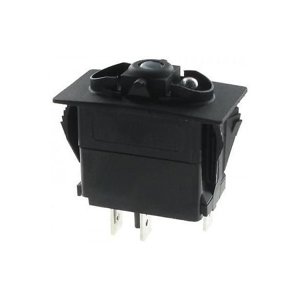 Carling Technologies Rocker Switch Body Lighted, ON/Off, SPST, 12 V