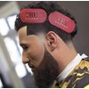 TRU BARBER Hair Grippers for Men and Women 6pcs Bundle - Salon and Barber, Hair Clips for Styling, Sectioning, Cutting and Coloring, Nonslip Grips, Hair holder (Red)
