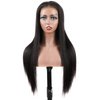 ISEE HAIR HD Lace Front Wig Wear & Go Glueless Lace Wig Brazilian Straight Lace Wigs For Women No Glue 4x6 Lace Pre Cut Wig Human Hair Wigs Transparent Lace Closure Wigs 180% Density 16 Inch