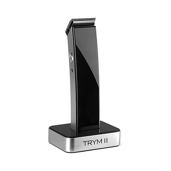 Pure Enrichment TRYM II Rechargeable Hair Trimmer Kit with 4 Trimming Attachments, Charging Base, Cleaning Brush and Clipper Oil - Ideal for Safe, At-Home Grooming of Hair, Body, Mustache and Beard