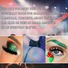 Body Glitter Stick, Singer Gold Concerts Glitter Gel, Pink Holographic Mermaid Sequins Chunky Glitter, Music Festival Rave Glitter Makeup for Body, Face, Hair and Lip, 0.56oz (Blue)