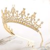 Didder Crowns for Women Rhinestone Crown Tiara, Tiaras and Crowns for Women, Tiaras for Girls Gold Crown for Girls Elegant Princess Crown Tiara with Combs Wedding Bridal Tiara Birthday Prom Party