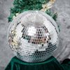 Efavormart 16" Groovy Glass Mirror Disco Ball Party Decoration for Wedding Event Birthday Party