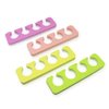 ZMOI 120 PCS Premium Pedicure Toe Separators - Soft & Durable Bulk Salon Pedicure Accessories - 4 Colors
