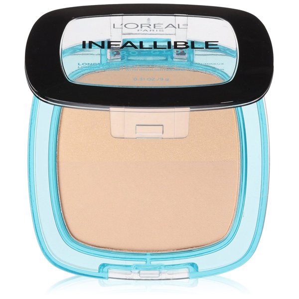 L'Oréal Paris Infallible Pro Glow Pressed Powder, Natural Beige, 0.31 oz.
