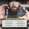 Live Bearded: Beard Oil and Beard Butter Grooming Kit - Canyon - All-Natural Ingredients with Shea Butter, Argan Oil, Jojoba Oil and More - Beard Growth Support - Made in the USA