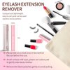 Lash Remover for Lash Extensions, PITHER 5ML Lash Extension Remover Gentle Non-irritating Oil Texture Eyelash Glue Remover Mascara Wand for Lash Clusters Individual Lashes False Eyelashes