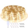 Areful LED Rope Lights, 16.4ft Waterproof Connectable Strip Lighting, 3000K Soft White, Indoor Outdoor Mood Lighting for Home Christmas Holiday Garden Patio Party Decoration