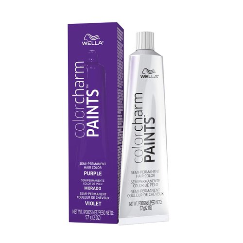 COLORCHARM Paints Semi-Permanent Hair Dye for Temporary Hair Color| Intermixable Shades| Purple| 2 Fl Oz