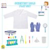 Lesheng space Scientist Costume for Kids, Lab Coat with Science Experiment Kit, Dress Up & Pretend Play for Boys Girls Ages 4 to 8 Years Old