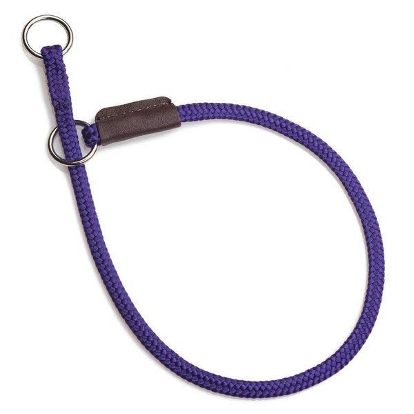 Mendota Pet Show Slip Collar - Made in The USA - Purple, 20 in