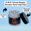G.B.S Sharp Blades and Styptic Powder Jar, Stops Bleeding from Shaving Nicks and Cuts Soothes Skin and Pore After Shave, Pack of 36