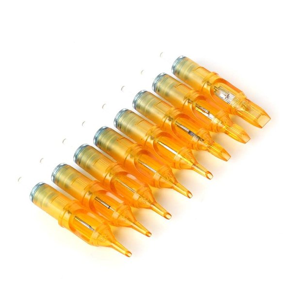 Pirate Face Tattoo 20Pcs Tattoo Needle Cartridges Disposable / 5 Round Shader (5RS)