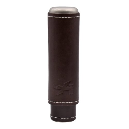 Envoy Single Leather Cigar Case, Cognac
