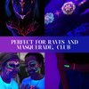Joyeee Neon Face Paint, Glow In The Dark Body Painting, Water Activated Eyeliner, Water Based Glow In The Dark Party Halloween Washable for Kids Adult Body Paint