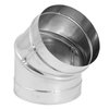 DuraVent 6DBK-E45SS DuraBlack Stainless Steel Stove Pipe, Single Wall, 6" Inner Diameter