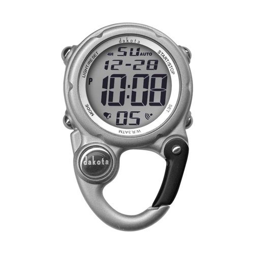 Dakota Light Digital Backpacker, Clip Watch, Alarm, Stopwatch, Timer and Dual Time Watch, Outdoor Gifts for Men and Women, Use for Fishing, Hunting, and More, Tactical Digital Watch
