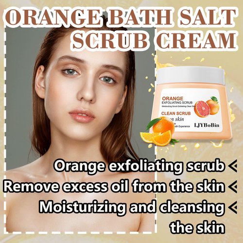 Premium Body Scrub to Exfoliate & Moisturize Skin,Deep Cleansing Body Exfoliator Scrub for Men & Women,Long Lasting Hydrating Smooth exfoliating Body Salt Scrub for All Skin Types