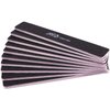 PANA Jumbo Double-Sided Emery Nail File for Manicure, Pedicure, Natural, and Acrylic Nails - Black (Grit 100/100) - 50 Piece Pack