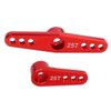 2Pack ShareGoo 25T Metal Servo Horn M3 Threads Steering Servo Arm Server Rocker Compatible with Futaba Savox Power HD HSP MG995 MG996 Servos Motor 1/8 1/10 RC Car Truck,Red